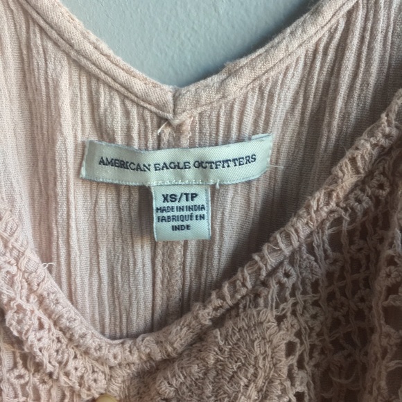 American Eagle dusty pink boho romper XS - Picture 6 of 6